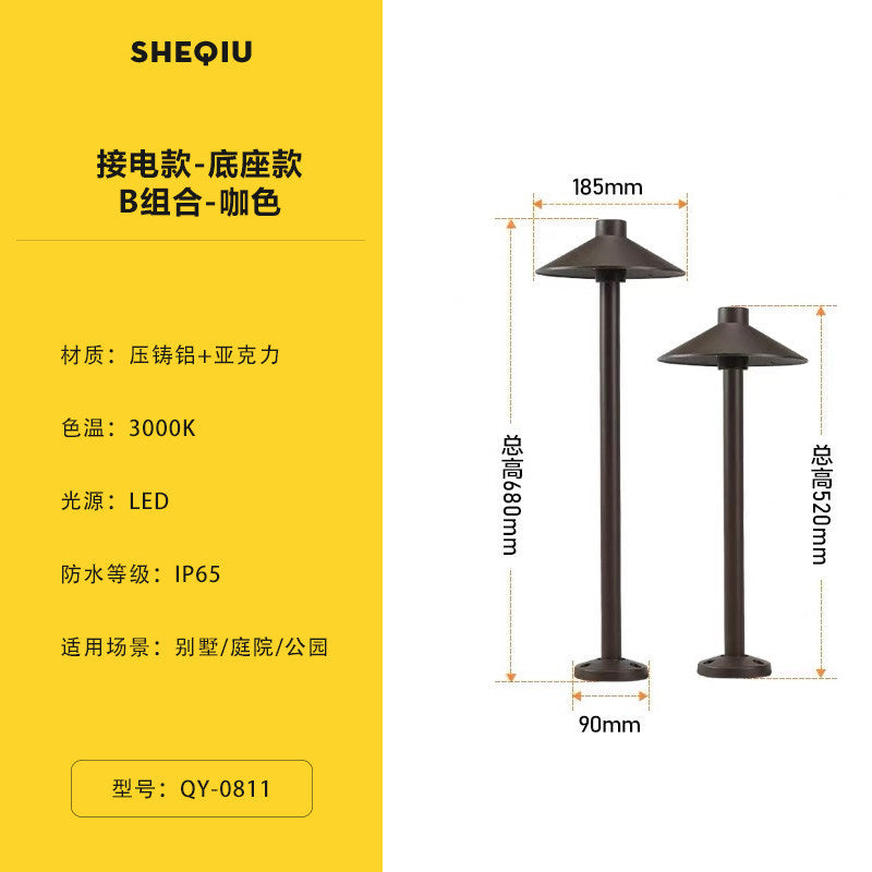 Outdoor solar ground lights - waterproof patio lights for villas, lawns, gardens, and home stays - decorative yard lighting