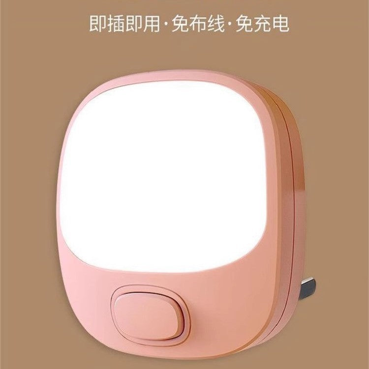 Plug-in night light bedroom energy-saving sleeping baby feeding eye protection lighting sleep soft light socket baby bedside lamp