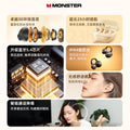 Monst m100 wireless tws bluetooth earbuds - high-fidelity sound, sports noise cancellation, in-ear wireless headphones