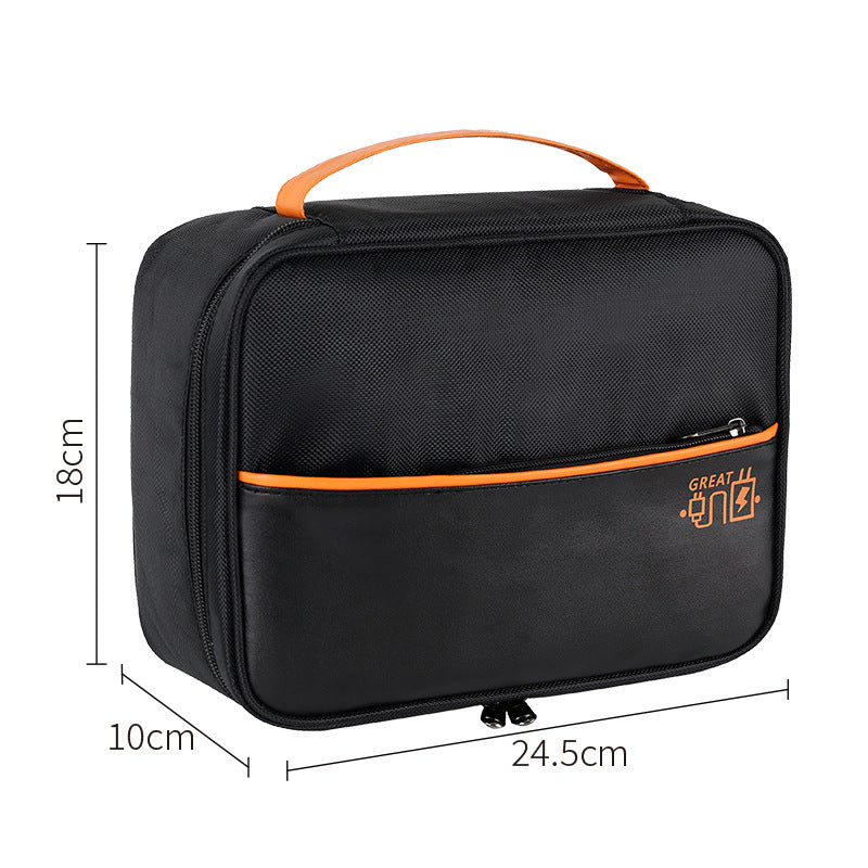 Beilian data cable storage box, digital accessories, mobile phone storage bag, earphones, power bank, cosmetics sorting storage bag.