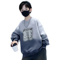 Boys' long-sleeve t-shirt, new  spring collection, student sportswear, spring/autumn boys' top, trendy sweatshirt for mid-to-large children