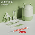 Baby nail clipper set - safe, anti-pinch, includes nail clippers, pliers, and nail file - newborn to toddler