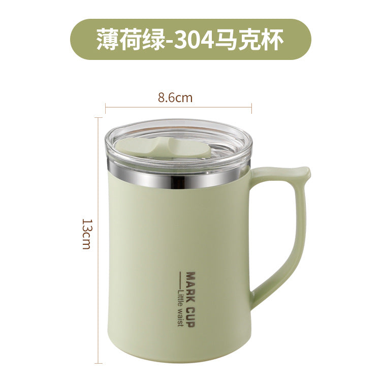 Stainless steel mug - large capacity office gift - tea infuser cup - insulated coffee mug - portable student water bottle