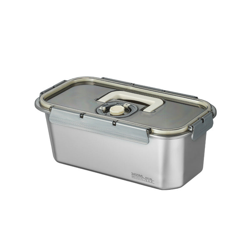 304 stainless steel fresh-keeping box, special sealed box for food-grade refrigerators, lunch box can be heated in microwave oven, bento box