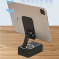 098 hot-selling desktop speaker stand - 3-in-1 phone holder, rechargeable rotating phone stand, multifunctional model