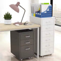 Drawer-type storage cabinet under the desk, drawer cabinet with lock, bedside table, multi-layer iron storage cabinet