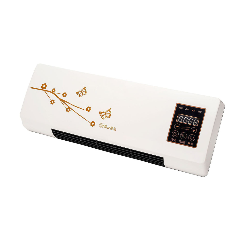 us standard air cooler remote control adjustable indoor wall-mounted heater for home heating and cooling dual-purpose energy saving and power saving