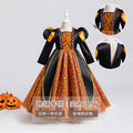 European and american style cross-border boutique: girls' dark academia halloween queen costume dress