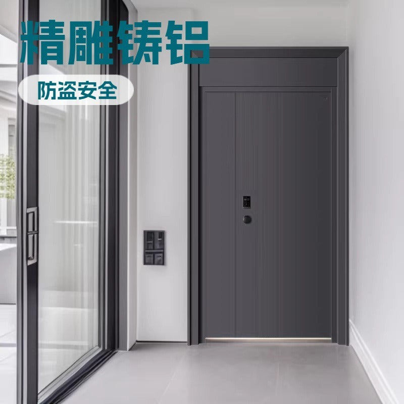 Cast aluminum door, entrance door, anti-theft door, sub-door, class a anti-theft door, finely carved cast aluminum door, entrance door, house entrance door
