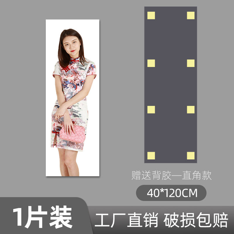 Acrylic soft mirror paste full-length mirror whole body self-adhesive wall sticker household fitting mirror bedroom mirror lens wall sticker