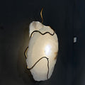 all-copper natural spanish marble small chandelier stylish model room bedside wall lamp art model room lighting fixtures