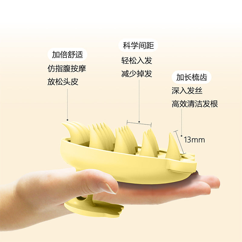 Bear Silicone Shampoo Brush Head Bath Massage Comb Grabber Silicone Shampoo Brush Bath Scalp Massage Brush