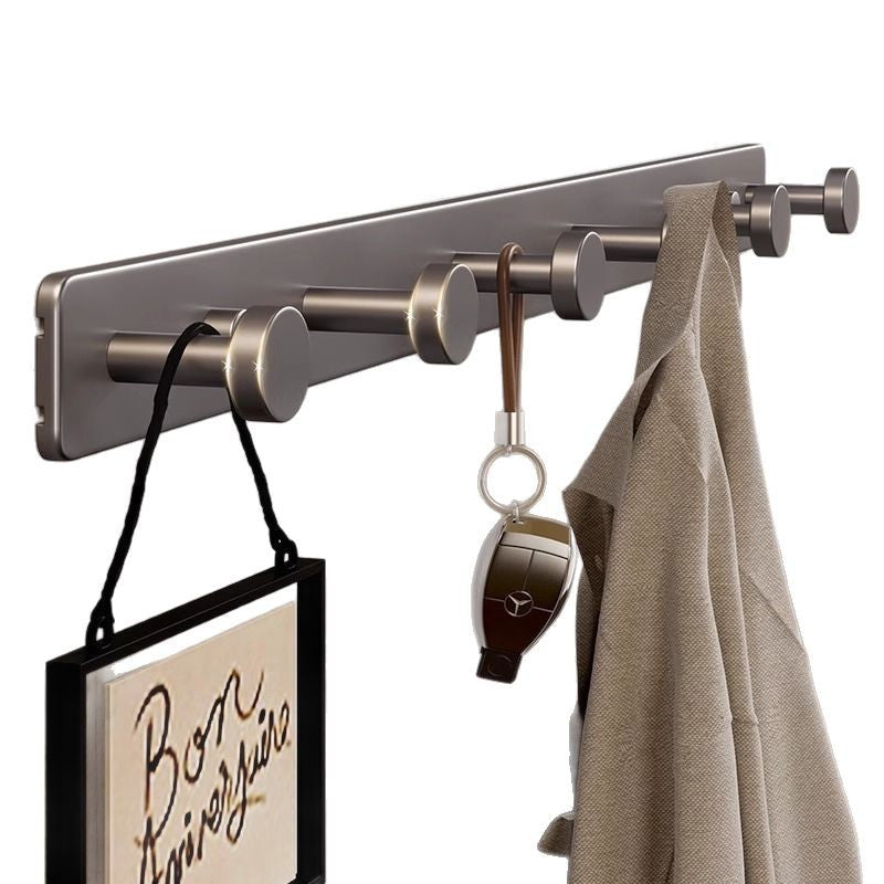 No punching clothes hook wall-mounted entrance door back coat wall entrance entrance clothes row hook clothes hanger hook
