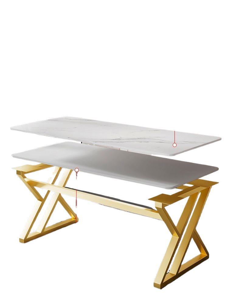 Slate desk accessible luxury modern italian computer desktop table for home simple office desk bedroom workbench study table