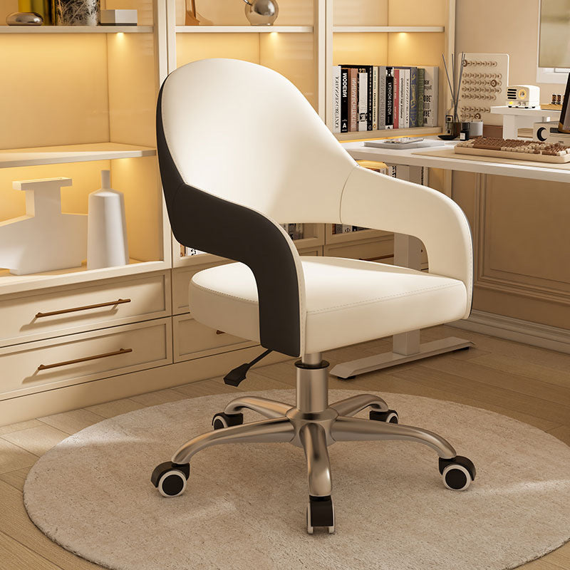 Comfortable designer adjustable height home office chair for bedroom, makeup desk, computer study, and writing desk - swivel chair