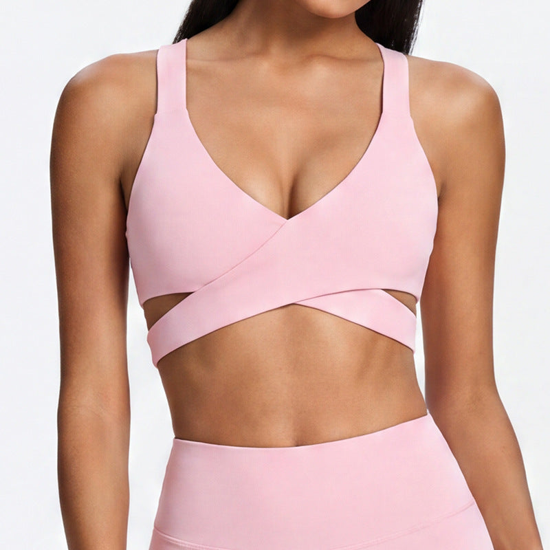 New arrival: minimalist sports bra - perfect for fitness, pilates, yoga, and everyday wear. enhances your backline