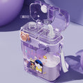 Kids sippy cup large capacity divided double drinking cup student high-looking portable cup girl summer portable drinking cup