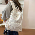 2025 new arrival: fresh & chic backpack - korean style minimalist women's school bag, large capacity lightweight backpack