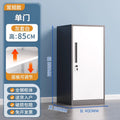 85 high single door gray and white (key lock damage guaranteed)