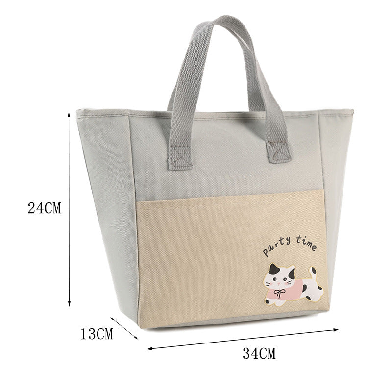 Beilian's new cute thermal insulation bento bag portable student commuter lunch box picnic lunch bag mommy bag wholesale