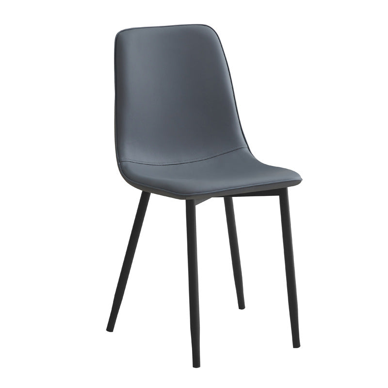 in stockexport factory direct leather casual reception chair frame casual chair pressure-resistant strong spoon chair dining chair