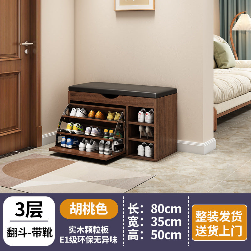 new arrival: bestselling flip-top shoe cabinet - home entryway shoe bench, shoe rack, and stool combo - all-in-one seating & space-saving storage