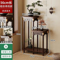 Chinoiserie flower shelf living room floor-standing storage rack balcony flower stand novel stone rack indoor multi-layer flower pot rack vertical