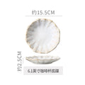 6.1inch plate-white glaze
