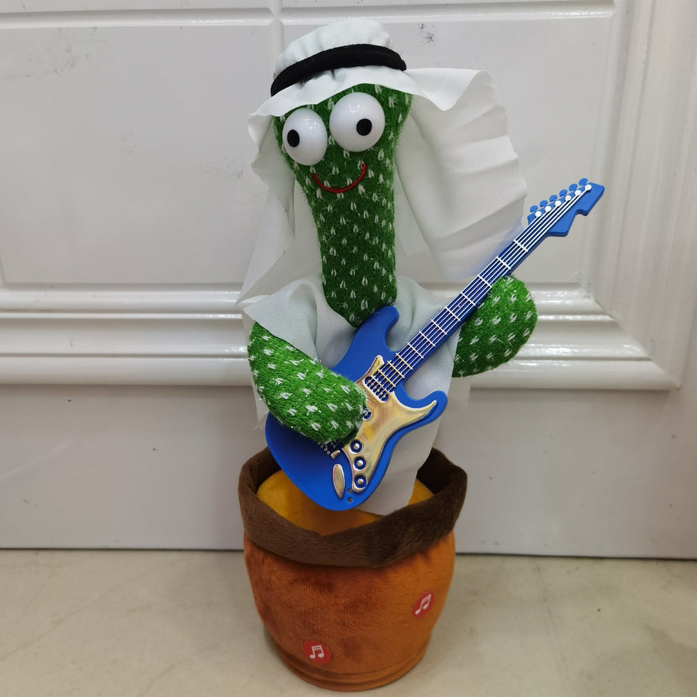 Dancing cactus singing talking dancing stuffed toy twisting goose kids birthday gift street stall toys wholesale