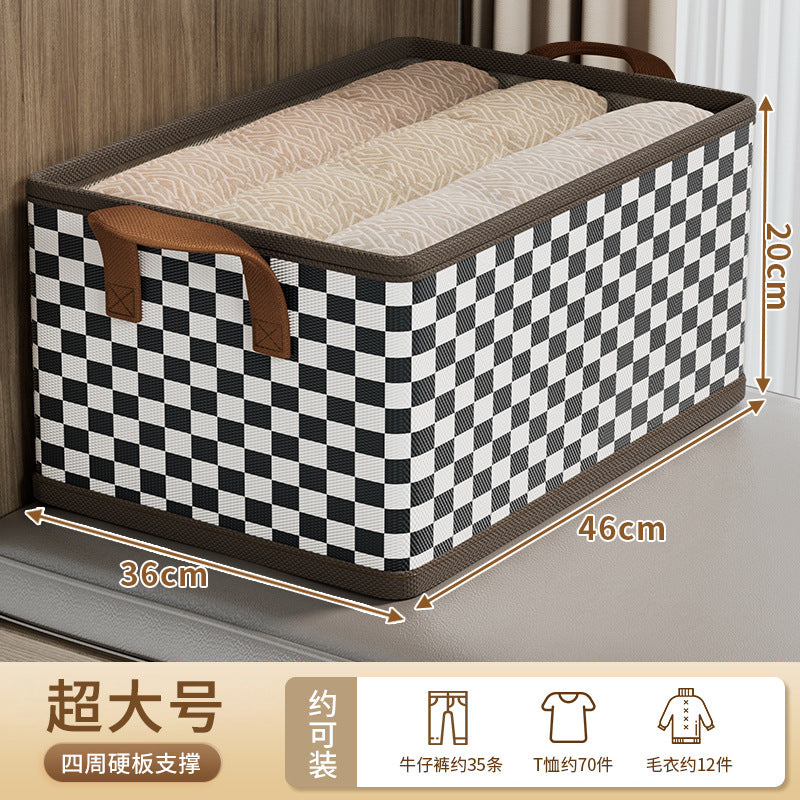 Clothes, pants storage, household drawer-type wardrobe, clothing fabric layering artifact, folding storage basket, finishing box