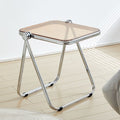 Transparent foldable small coffee table casualfor homecasual sofa corner table balcony small table scandinavianaccessible luxury bedroom side table