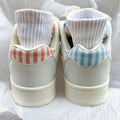 2026 spring/autumn new casual bread shoes women's chunky sole versatile sneakers, trendy ins style breathable white shoes