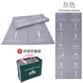 Foldable yoga mat pvc customizable oem factory professional fitness nap mat anti-slip thickened