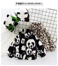 Boys' thickened outerwear autumn winter  new girls' faux fur kids' rabbit fleece winter clothes baby fluffy sweater trendy