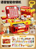 Red voice cash register [65-piece set] gift box + rechargeable battery