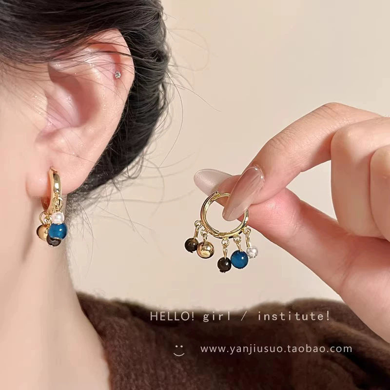Tiktok viral: ultra-sparkling zircon earrings - women's luxury, unique, high-end hoop earrings. chic, sweet & edgy, influencer-approved, exquisite clip-on earrings