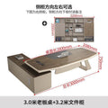 Walnut color 3000*1080mm + filing cabinet (including delivery + installation)