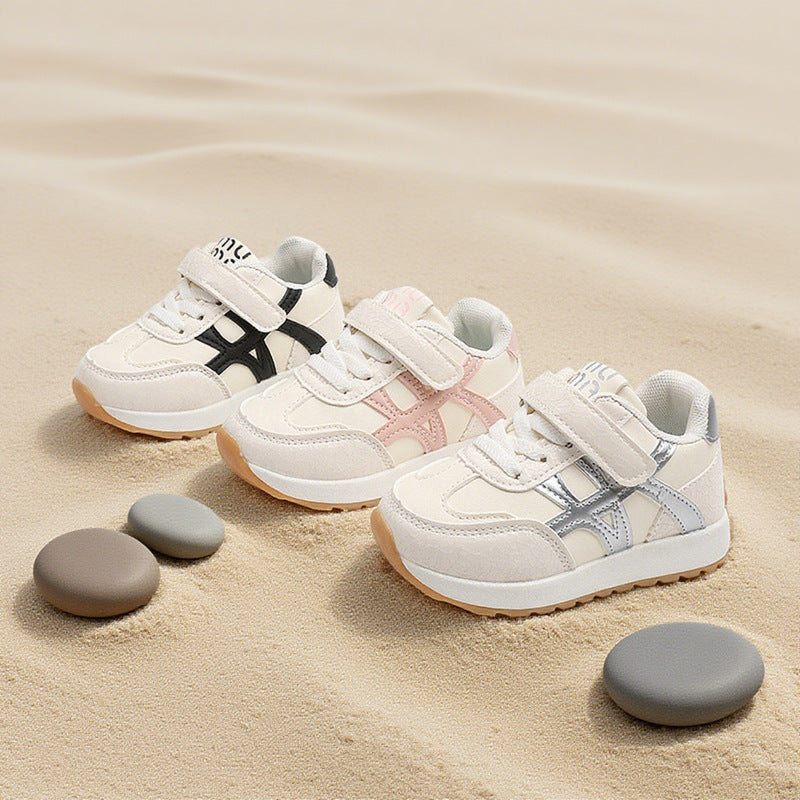Autumn new arrivals: breathable, lightweight, non-slip soft-soled toddler shoes for boys and girls - versatile athletic running shoes