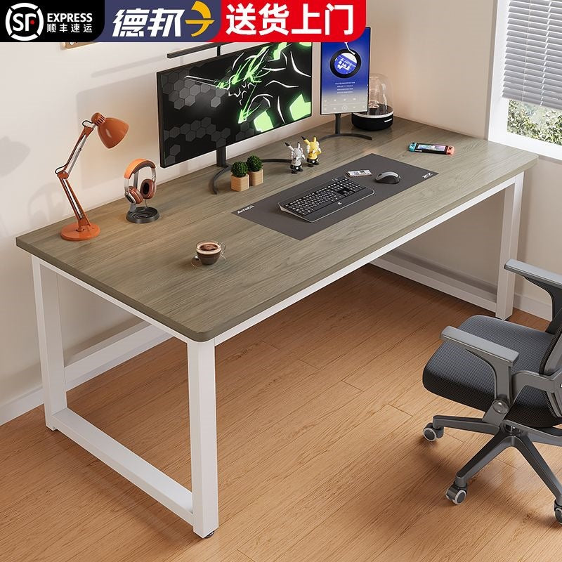 Computer desk desktop home office desk student desk study desk wall-mounted long table simple rental house