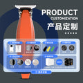 Electric hairdressing machine for home hair clipper fast charging oil head engraving scissors pusher white rechargeable battery life bald handy gadget