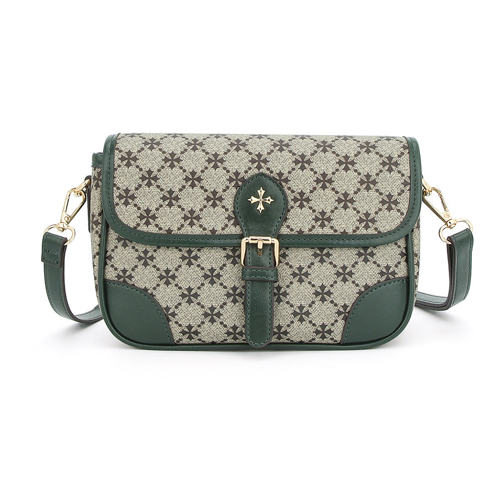 Baellerry's new women's messenger bag  color matching large-capacity shoulder bag versatile printed mobile phone bag tide