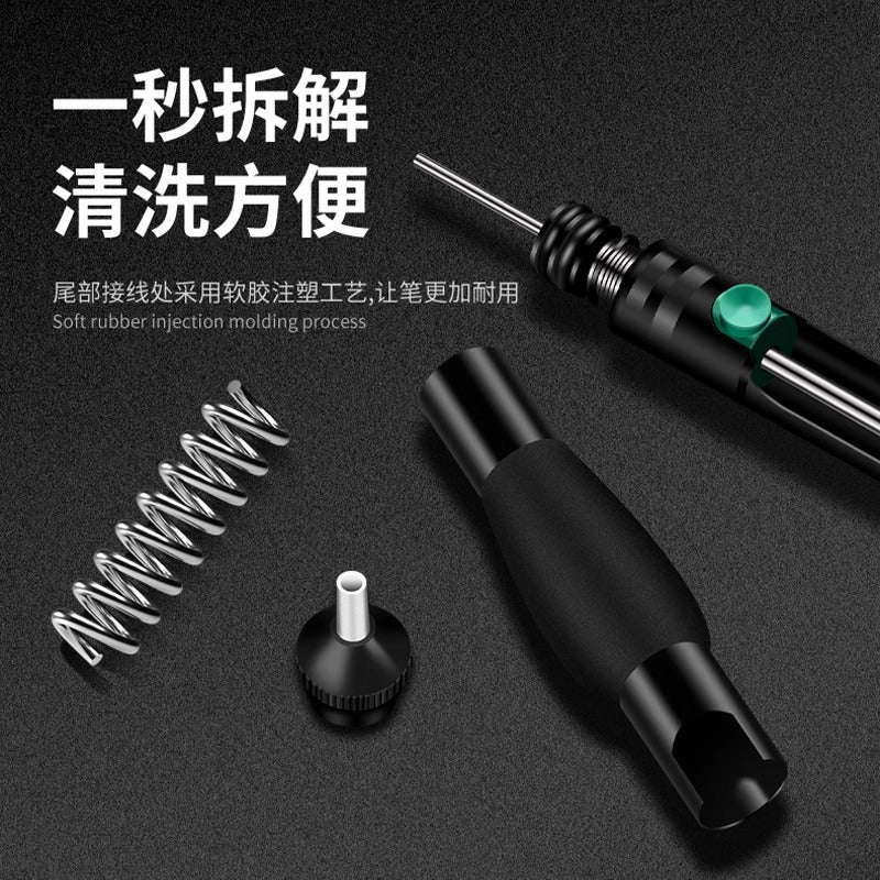 Baolian strong solder suction device electric soldering iron desoldering nozzle head automatic rebound manual vacuum strong solder suction pump soldering gun