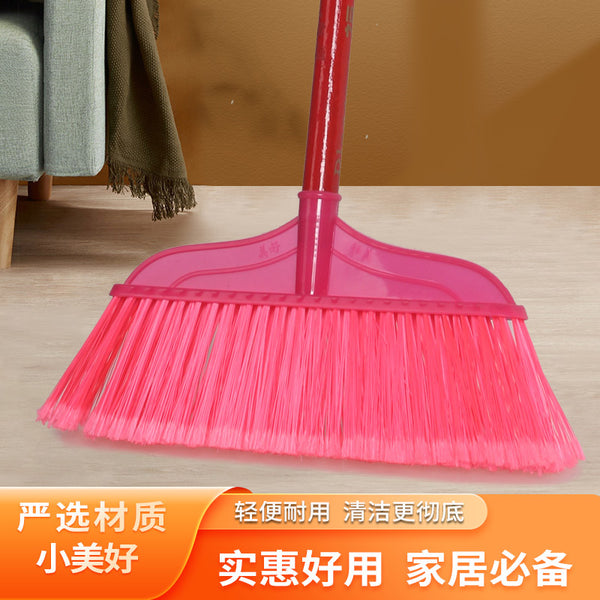 Workshop broom construction site bristle broom school thickened durable factory sweeping household broom plastic broom