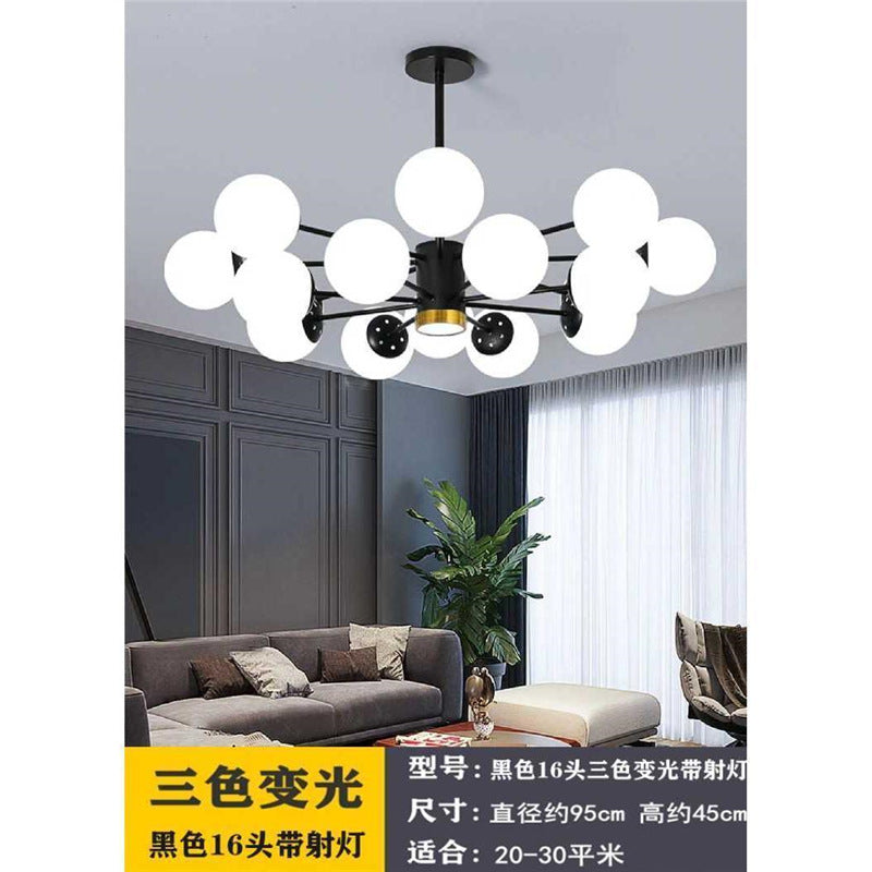 Nordic led pendant light - modern minimalist style for living room,  new arrival, bedroom main light, gold magic bean lamp