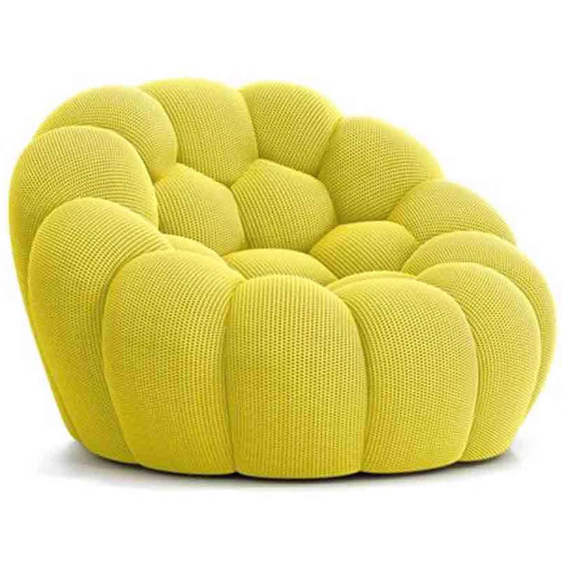 Modern minimalist bubble sofa - designer fabric, trending online, creative football art, curved sofa for home living room