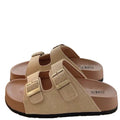 Super hot birkenstock half slippers women's summer outwear 2025 spring new arrivalfashion sandals thick sole heightened sandals
