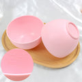 Beauty tools tpr imitation silicone mask bowl plastic soft bowl mask stick mixing bowl supplies beauty set medium size