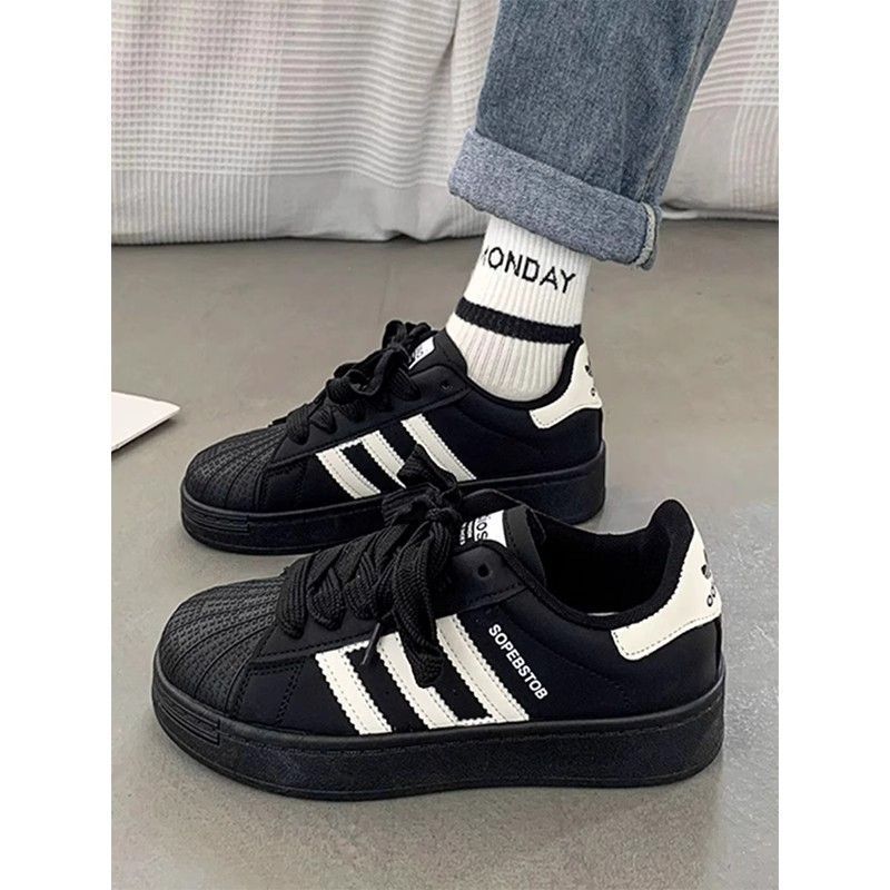 Girls' shell toe sneakers - new  spring/autumn collection - breathable, versatile casual sports shoes for students (sizes for mid-to-large children)
