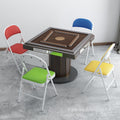 Folding chair - portable backrest chair for home, dorm, office, bedroom, and dining - ideal for college students and meetings