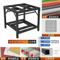 Stainless steel warming table - foldable square heating table for home, winter foot warmer, office foot warmer